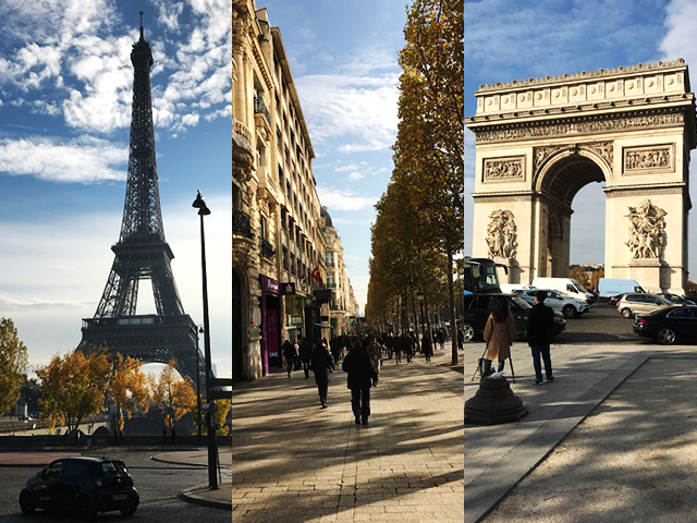 世界有数の観光都市であるパリの街並み